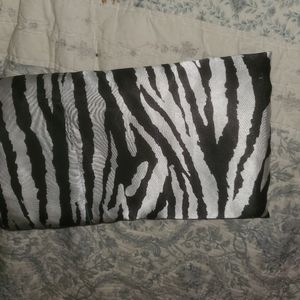 Satin zebra Queen sheet